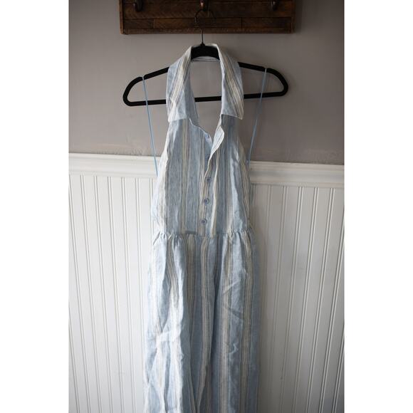 Anthropologie Reformation Tace Linen Midi Shirt Dress 10 NEW - Picture 3 of 5